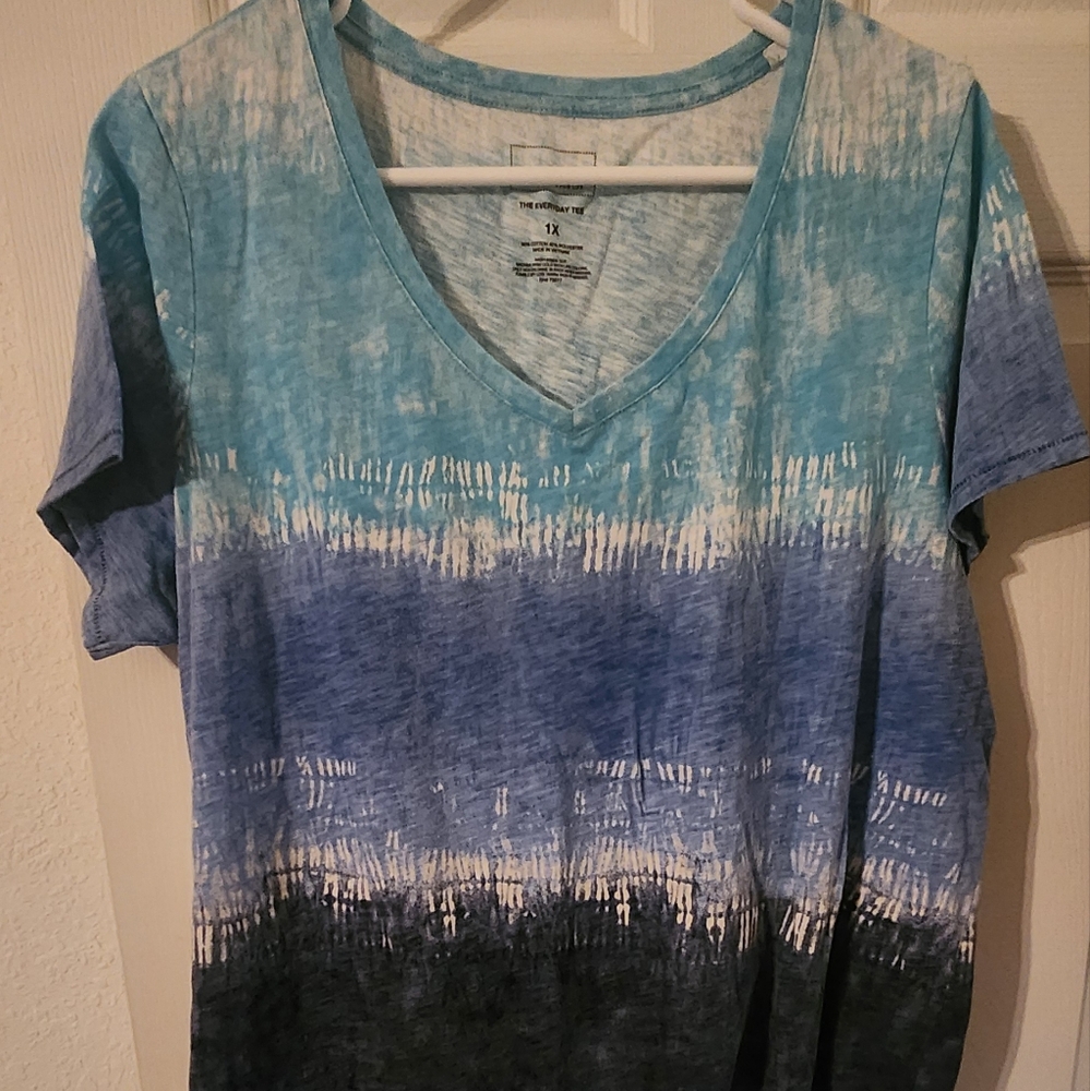 Multi blue color shirt